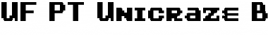 Download UF PT Unicraze Bold Regular Font Title Preview