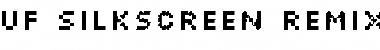 Download UF Silkscreen Remix E Regular Font Title Preview