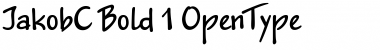 Download JakobC Bold Font Title Preview