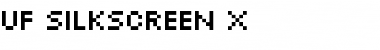 Download UF Silkscreen x Regular Font Title Preview