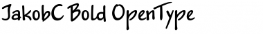 Download JakobC Regular Font Title Preview
