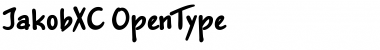 Download JakobXC Regular Font Title Preview
