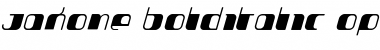 Download Jakone BoldItalic Font Title Preview