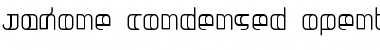Download Jakone Condensed Font Title Preview