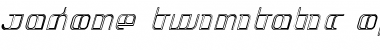 Download Jakone TwinItalic Font Title Preview