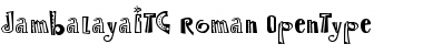 Download Jambalaya ITC Regular Font Title Preview