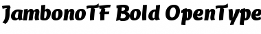 Download JambonoTF-Bold Regular Font