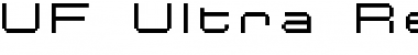 Download UF Ultra Regular Regular Font Title Preview