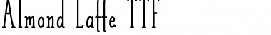 Download Almond Latte Regular Font Title Preview