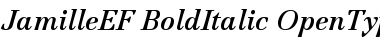 Download JamilleEF-BoldItalic Regular Font