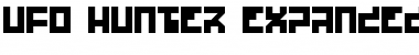 Download UFO Hunter Expanded Expanded Font Title Preview