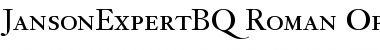 Download Janson Expert BQ Regular Font Title Preview