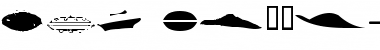 Download UFO n&#56689Silhoue&#57343e Font Title Preview