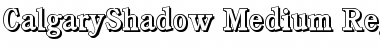 Download CalgaryShadow-Medium Regular Font