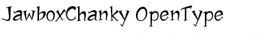 Download Jawbox Chanky Font Title Preview