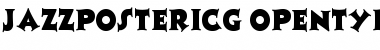 Download JazzPosterICG Medium Font Title Preview
