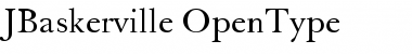 Download J Baskerville Regular Font Title Preview
