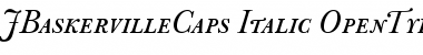 Download J Baskerville Caps Italic Font