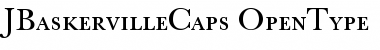 Download J Baskerville Caps Regular Font