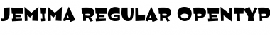 Download Jemima Regular Font Title Preview