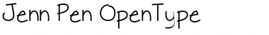Download Jenn Pen Regular Font Title Preview