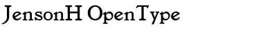 Download Jenson H Font Title Preview