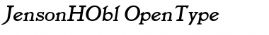 Download Jenson HObl Font Title Preview