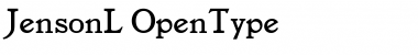 Download Jenson L Font Title Preview