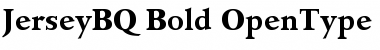 Download Jersey BQ Regular Font Title Preview