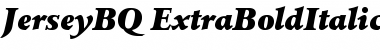 Download Jersey BQ Regular Font Title Preview