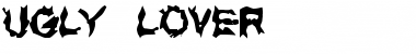 Download UGLY LOVER Regular Font Title Preview
