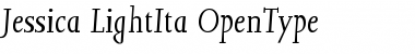 Download Jessica-LightIta Regular Font Title Preview