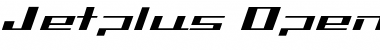 Download Jetplus Regular Font Title Preview