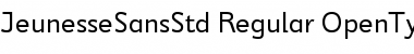 Download Jeunesse Sans Std Regular Font Title Preview
