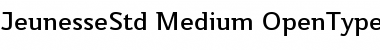 Download Jeunesse Std Medium Font Title Preview