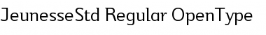 Download Jeunesse Std Regular Font Title Preview