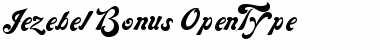 Download Jezebel Bonus Regular Font Title Preview