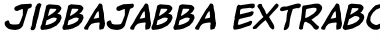 Download jibbajabba ExtraBold Italic Font Title Preview