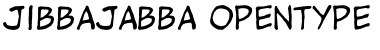 Download jibbajabba Regular Font Title Preview