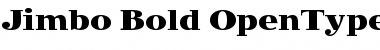 Download Jimbo Bold Font Title Preview