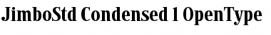 Download Jimbo Std Condensed Font Title Preview