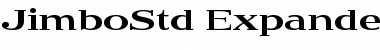 Download Jimbo Std Expanded Font Title Preview