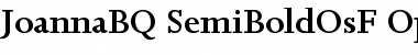 Download Joanna BQ Regular Font Title Preview
