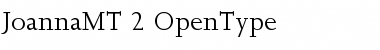 Download Joanna MT Regular Font Title Preview