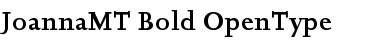 Download Joanna MT Bold Font Title Preview
