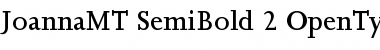 Download Joanna MT SemiBold Font Title Preview