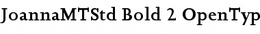 Download Joanna MT Std Bold Font Title Preview