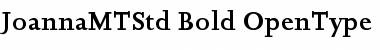 Download Joanna MT Std Bold Font Title Preview