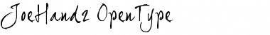 Download joeHand 2 Regular Font Title Preview