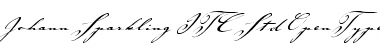 Download Johann Sparkling ITC Std Regular Font Title Preview